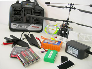 ラジコンヘリ室内でも飛ばせます