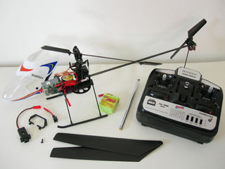 ラジコンヘリコプター室内でも飛ばせます